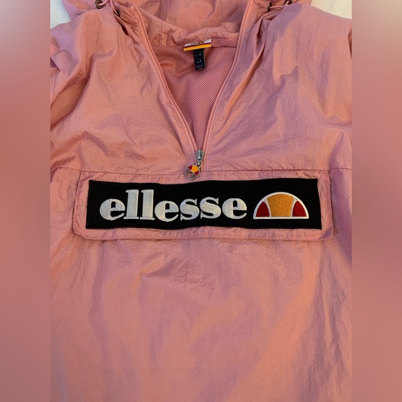 ellesse XS women’s windbreaker anorak hoodie pink XS - Picture 6 of 9